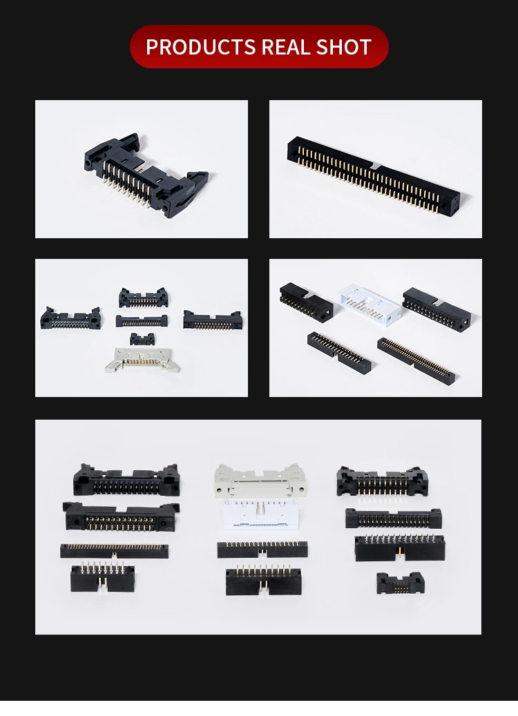 Custom PCB Connector Box Header 2.54mm Pitch Wire to Board Connectors