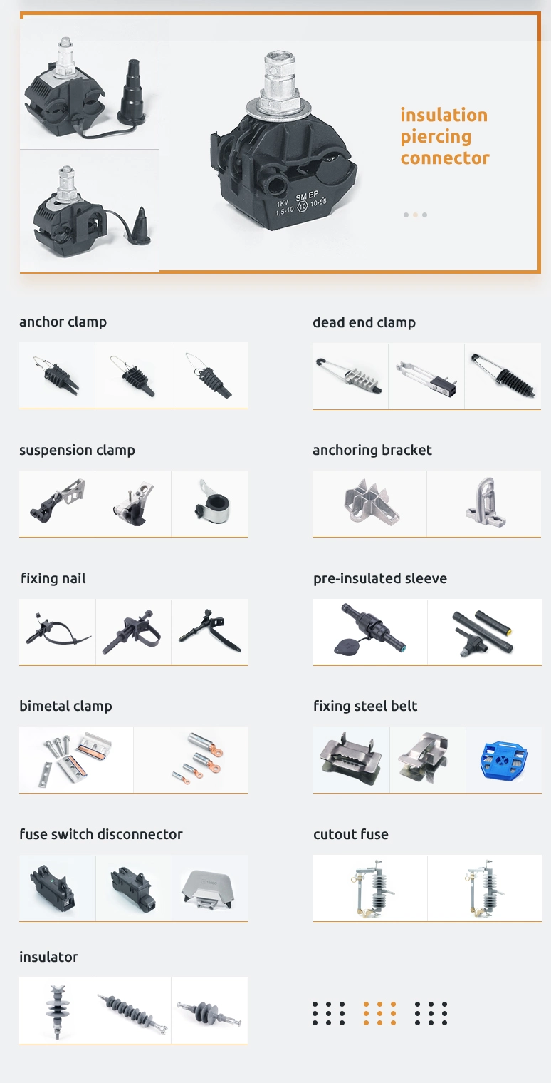 Sm2-95 16-95 4-35 (50) Sqmm Ipc Insulation Piercing Connector for Lower Voltage Overhead Electrical Distribution