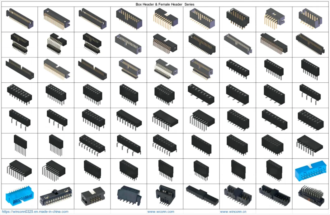 Electronic Components 2X20 Dual Row Male PCB Board Pin Header Connector Strip 8/10/12/20/40/60/80pin