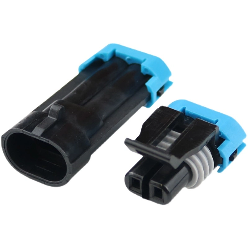 2 Pin Delphi Automotive Waterproof Connector Male Female Socket Plug for Temperature Sensor 12052641 12162000